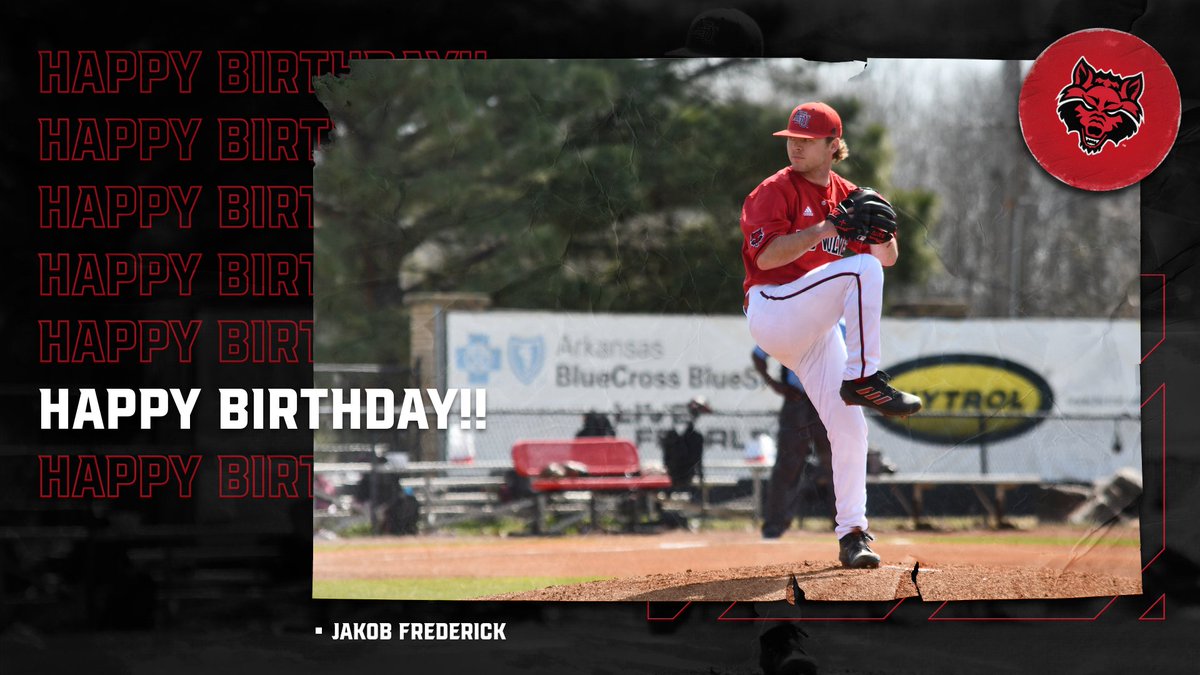AStateBaseball's tweet photo. We have THREE birthdays today! Happy Birthday to Jonathan Baldelli, @FrederickJakob &amp; @JakeAlgee! 🥳🎈 https://t.co/25ALEgEnl5