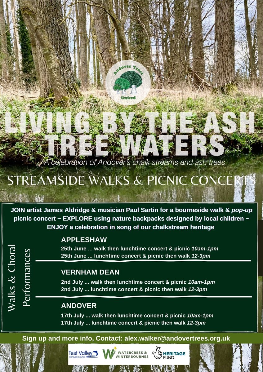 healthhuntress's tweet photo. I'm going along to stroll, sing & explore and support the conservation and connecting to local heritage of our chalk streams and rivers #jamesaldridge #jonwilks #paulsartin #chalkstreams #wellbeing #watercressandwinterbournes #vernhamdean #environmentalarts #naturewalks #sing https://t.co/xOd33lPQEG