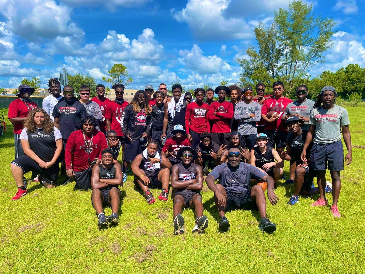 We have the <a href="/PBCbroncosFBALL/">PBC Football</a> team here together at their Youth Football Camp this morning.

<a href="/pbcathletics/">Bronco Athletics</a> <a href="/CoachT_22/">Kevin Thompson</a> <a href="/CoachQueSmith/">Quintin Smith</a> <a href="/ahmadhaston2/">Ahmad “The Problem” Haston</a> <a href="/AdenHaston/">Aden Haston</a> @JavorianW <a href="/JustinBostic7/">Justin Bostic</a> <a href="/NickToussaint0/">Nicholas Toussaint</a> <a href="/Tyler3young1/">Tyler “Tarzan” Young🦍🏴‍☠️</a> <a href="/AnthonyTerry71/">Anthony Terry</a> <a href="/NedrickBoldin/">Ned (Mr.Clutch) Boldin Jr. 🫡</a> <a href="/leonwilliamsiii/">Leon (Mr. 2 step) Williams</a> <a href="/coachhaston1/">Henry Haston</a>