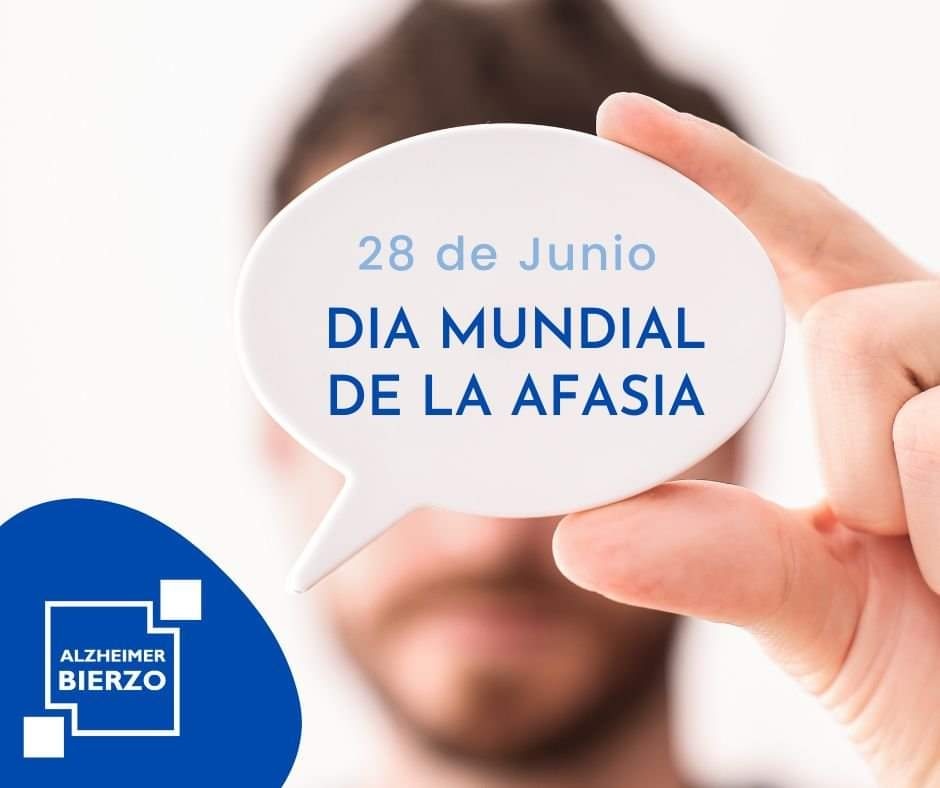 AlzheimerBierzo's tweet photo. Hoy es el #DíaMundialdelaAfasia, uno de los síntomas cognitivos de la enfermedad de #Alzheimer, que consiste en la pérdida de capacidad para #expresarse y para comprender el #lenguaje. Aparece de forma gradual haciendo cada vez más difícil la comunicación con la persona afectada. https://t.co/WpWTmJi3V4