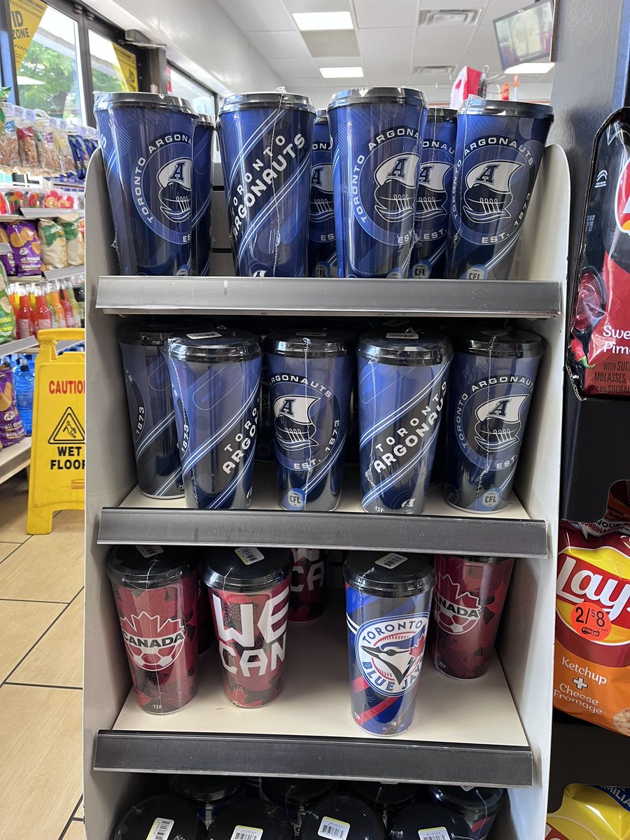 glennham1's tweet photo. @CMF0001 @7ElevenCanada @reppact Full supply of #argo cups in Hamilton. Come get them. I’m assuming the Ticat ones sold out? https://t.co/y74LF6h15F