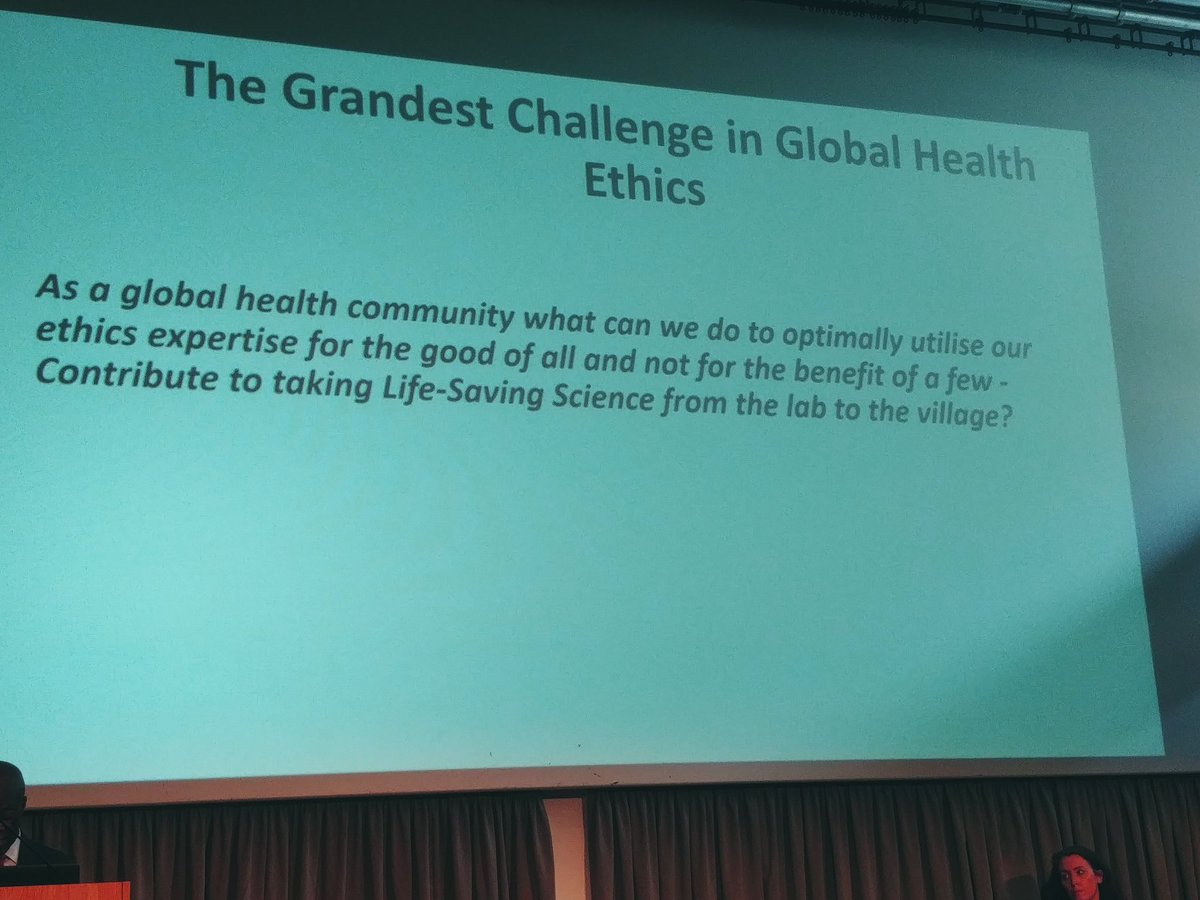 GHBNet's tweet photo. @sewankam poses the big question: what is the grandest challenge in global health ethics? At #OGHE22 #OGHB22 https://t.co/bYyfZStHDZ