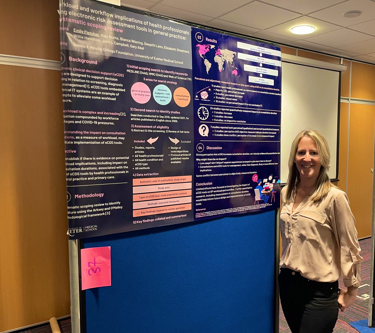 EmilyFletcher1's tweet photo. Thanks Jane, a lovely day- great to have you & Sarah D supporting! Here’s another shot of @ReburnCharlotte + @alburns50 fab poster!
Great to meet Tom Ward @luketalbot @Josiaharvey & see familiar faces @almubarky1983 @LauraSHollands @E_StevensonBG
#ExeterARE @ExeterMed @UoEAPEx https://t.co/9iEbcfyZsX