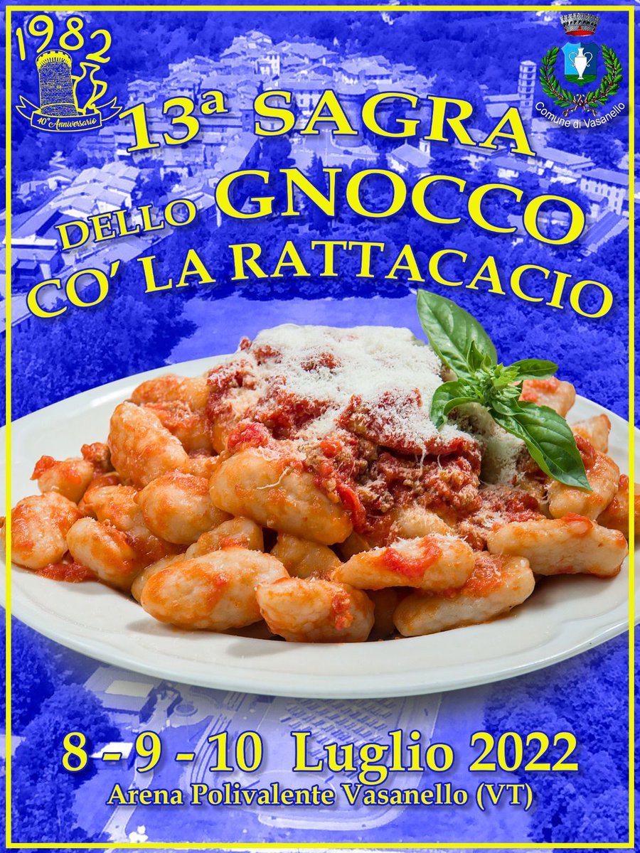 SAGRE – Tre giorni con la Sagra degli Gnocchi co’ la rattacacio di Vasanello 
tusciaeventi.it/eventi/sagre-t…
