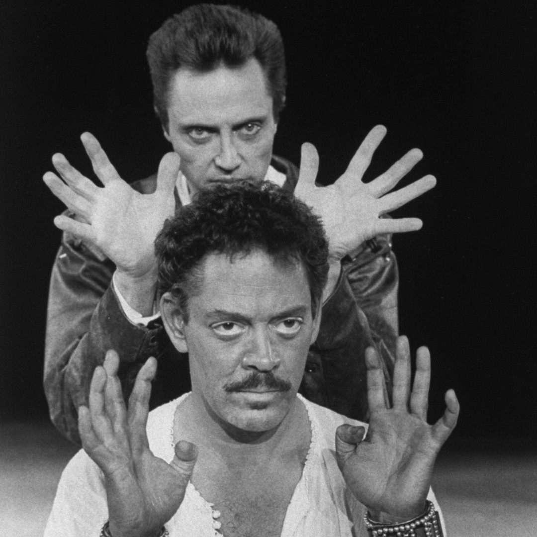 Christopher Walken as Iago and Raul Julia as Othello in a scene from the New York Shakespeare Central Park production of #Othello.
#JoePappFilm
