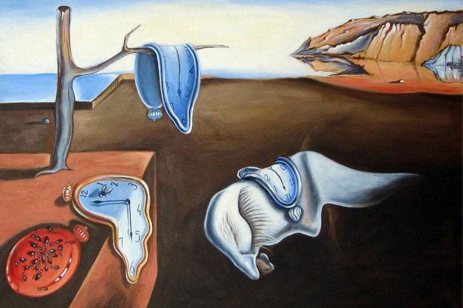 tyclarknj's tweet photo. An artist who inspires me is Salvador Dalí.
As you can see below, his paintings are surreal and packed with detail.
He packs so much in his work. For example, the face painting has faces in the eyes and mouth, which have faces in them.
#writreat https://t.co/xY2Icjxfwh