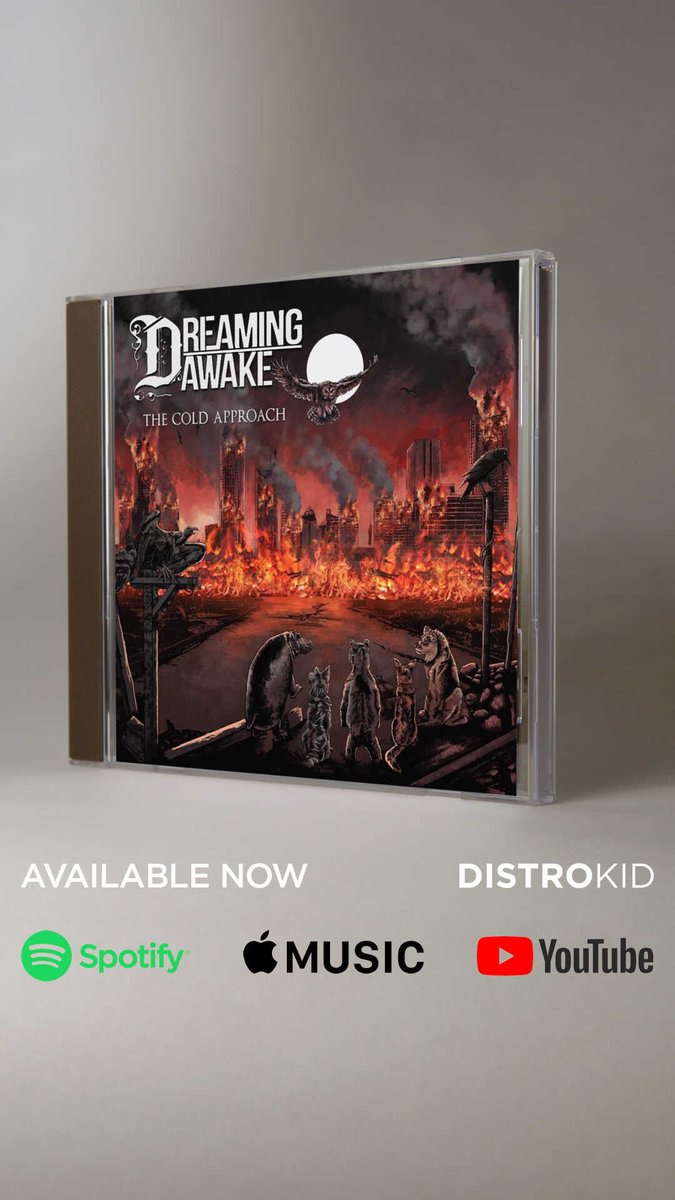 DreamingAwakeAZ's tweet photo. The Cold Approach is Now LIVE! OUR BRAND NEW ALBUM! GO STREAM IT! https://t.co/ibC78YJB71