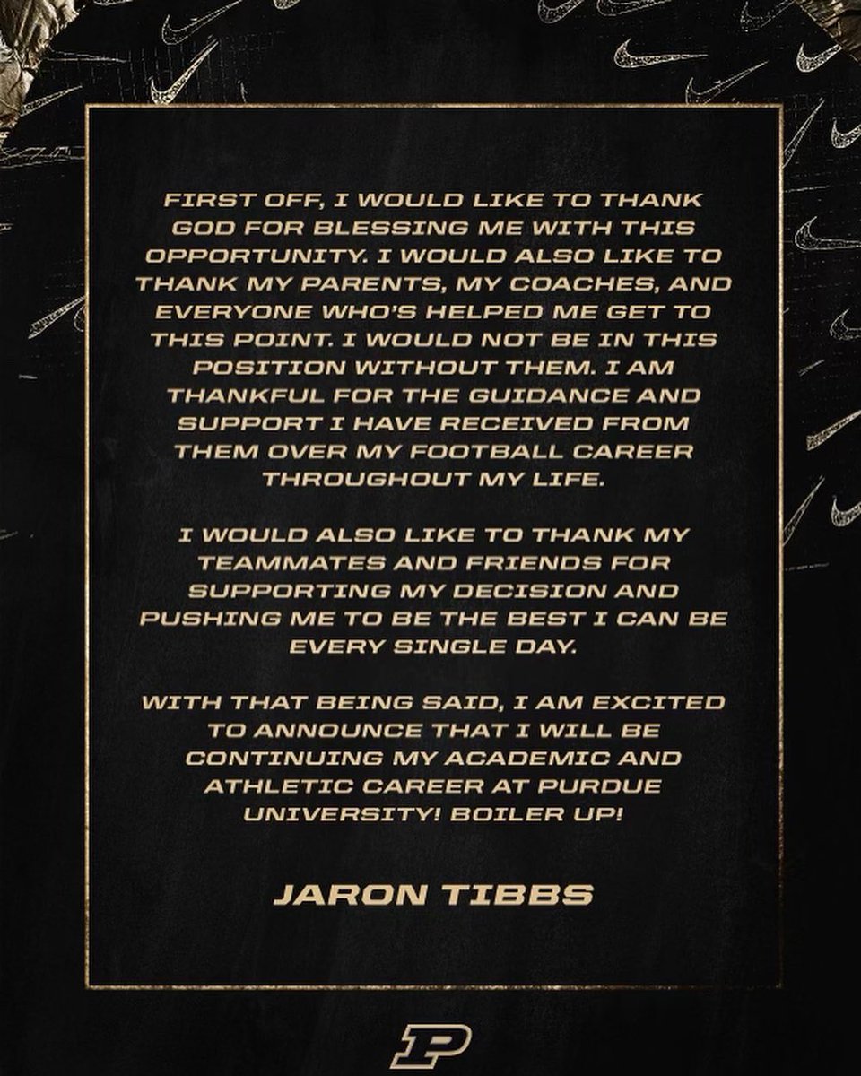 110 committed! #boilerup  <a href="/BoilerFootball/">Purdue Football</a>