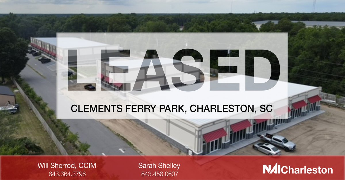 FULLY PRE-LEASED: ±14,400 SF OF NEW #RETAIL/#FLEX SPACE AT CLEMENTS FERRY PARK - the 2nd &amp; third buildings at the retail and flex development off Clements Ferry Rd plan to deliver by end of July. 
Full PR: infabode.com/post/540066

#LEASED #Charleston #commercialrealestate #CRE