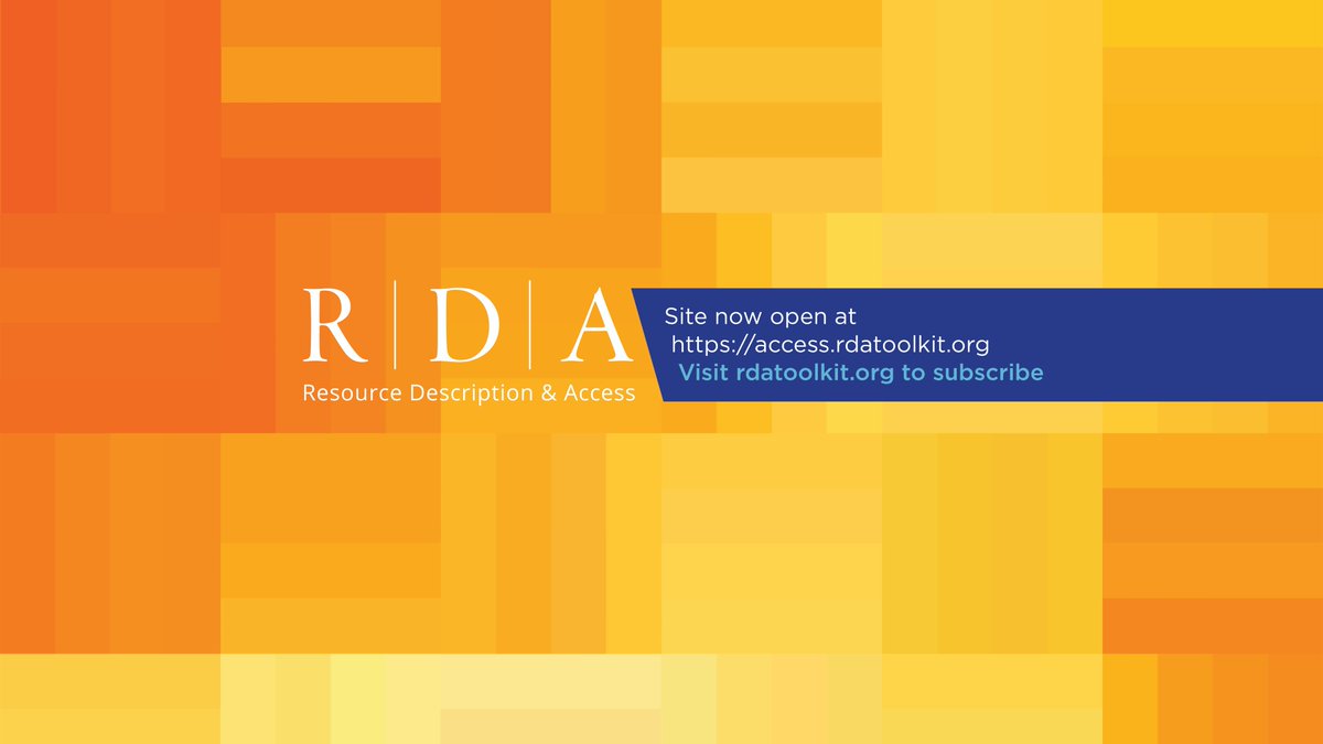RDA Toolkit subscriptions generally begin the first of each month and run a full year. Visit rdatoolkit.org to find out how to subscribe or contact us directly at rdatoolkit@ala.org for subscription information. We're back from #ALAAC22 and ready for your queries!