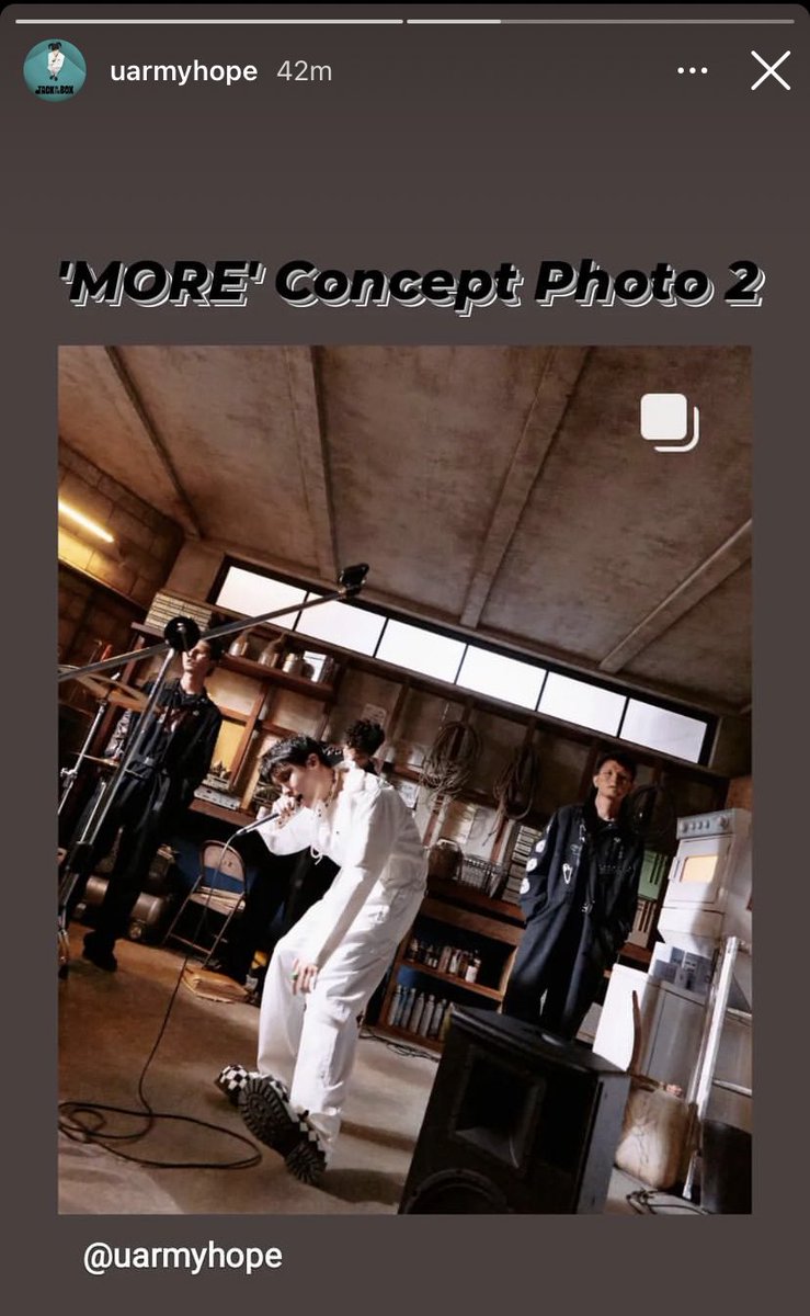 HoseokMexico's tweet photo. J-hope🐿📸: Instagram
Hobi subió una nueva historia a insta!
🐿: ‘MORE’ Concept Photo 2
#GetReadyForHopeWorld2
#JHOPE #HOSEOK #제이홉 #정호석 #BTS #방탄소년단 @BTS_twt
Hoseok México | #Dash https://t.co/TnXtnz4DP8
