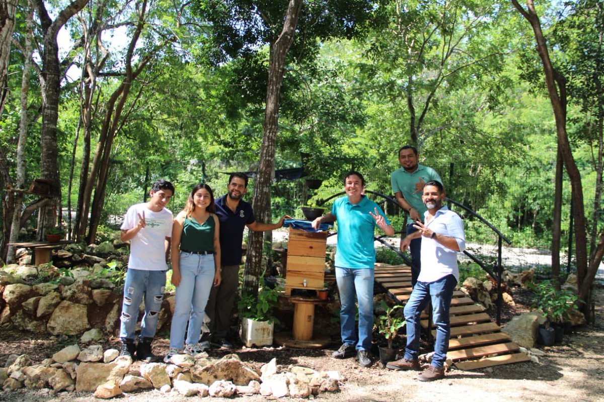 AdrianPerezVera's tweet photo. 🙋🏽‍♂️Celebramos el día del árbol con lxs chavos del Colegio Herbart. Pasamos un momento muy padre platicando sobre el cuidado y la importancia de los árboles para los seres humanos 🌳🪵 y para el medio ambiente, son los pulmones del planeta 🫁🌎 https://t.co/HEwuUwdIhA