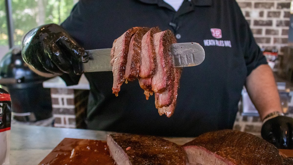 HeathRilesBBQ's tweet image. "Easy Style" Brisket on the @TraegerGrills 

One of the juiciest briskets I've ever cooked.. You'll want to give this one a try at your next BBQ!

Video drops TODAY on our YouTube channel! Stay tuned..

#brisket #brisketrecipes #traeger #traegergrills #traegerrecipes