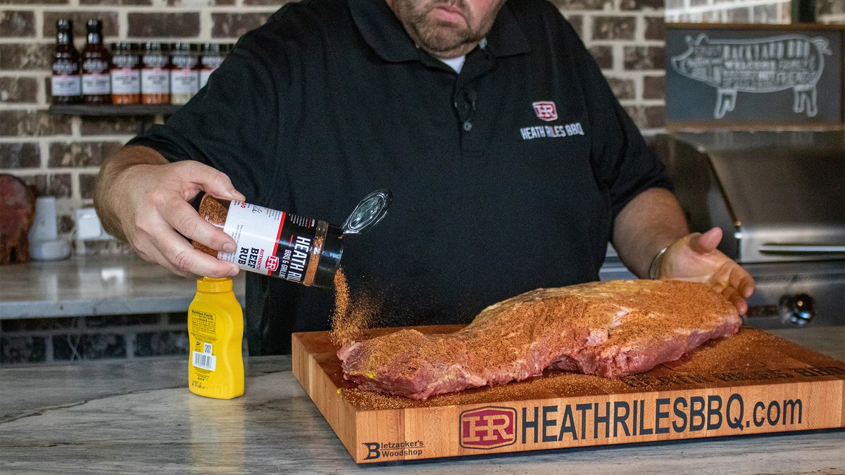 HeathRilesBBQ's tweet image. "Easy Style" Brisket on the @TraegerGrills 

One of the juiciest briskets I've ever cooked.. You'll want to give this one a try at your next BBQ!

Video drops TODAY on our YouTube channel! Stay tuned..

#brisket #brisketrecipes #traeger #traegergrills #traegerrecipes