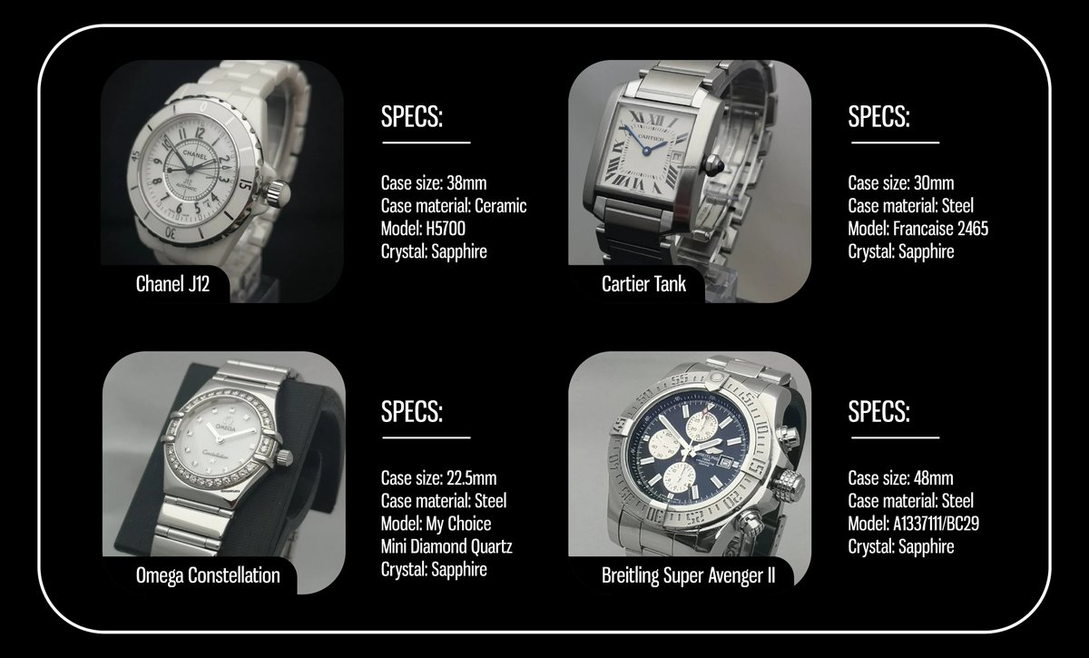 View a selection of our watches online: chrono24.co.uk/dealer/cce_uk

#breitling #cartier #tagheuer #omega #dior #CHANELWatches #chrono24 #watchcollector