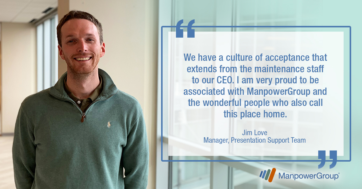 At ManpowerGroup, #WeComeAsWeAre. We’re proud to foster a culture where all our employees are invited in, respected and celebrated being their authentic selves. #Pride #ManpowerGroupPride