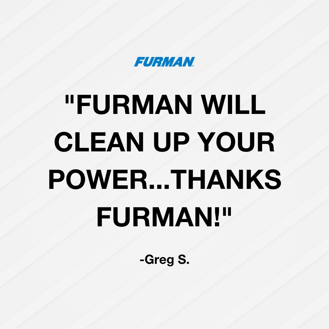 Nice_Furman's tweet photo. Find more great reviews about our products from any partnering retailer.
 
Take a look ➡️ https://t.co/ruo6JThlGT
 
#FurmanPower #Testimonial #Review #PowerSolutions https://t.co/GyQSbyYTQl