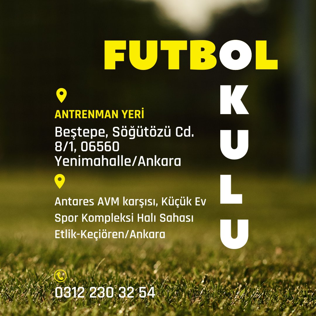 Futbol Okulu Kayıtlarımız Devam Ediyor...

(Sınırlı kontenjan olduğunu üzülerek belirtiyoruz.) !

#futbol #football #fenerbahçe #fenerbahçesporokulları #fenerbahçesporokullarıarmadaankara #basket #voleybol #boks #keşfet #instagram #ankara #armadaavm #armadaankara #spor #sports