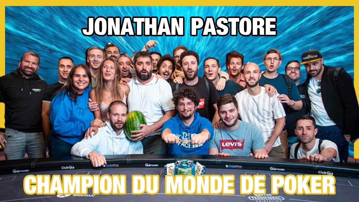 LIEN 🔗youtu.be/5_Mdk5Q6YEI
Il vient de gagner un bracelet <a href="/WSOP/">WSOP - World Series of Poker</a> et 770.000 dollars 🔥 Son travail avec des coachs, les sensations après cette victoire, la chatte légendaire de <a href="/Nico_Vayss/">Nico Chevre.miel</a> , son parcours avec <a href="/SpinEliteFR/">SpinElite</a> et <a href="/PokerAbc/">ABC Poker</a> . Aujourd'hui c'est JONATHAN PASTORE 🔥