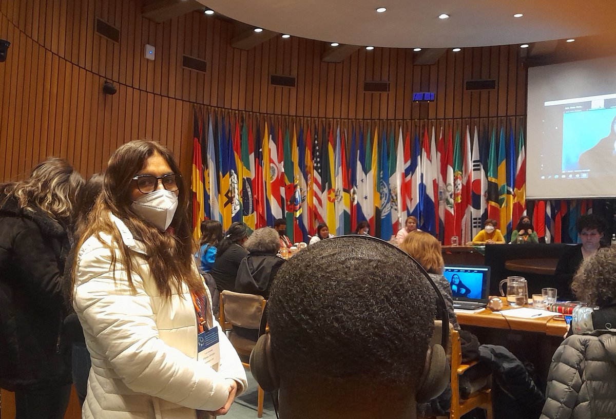 GuisellyF's tweet photo. Estamos en el foro de organizaciones de la sociedad civil. 
Cuarta reunión de la conferencia regional sobre población y desarrollo de América Latina y el Caribe. https://t.co/jYfTeXMsdJ