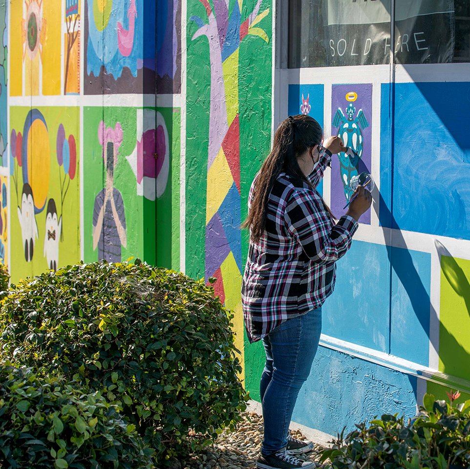 All youth, ages 12-21, are invited to create murals on OUR RAD Wall, a Rail Arts District (RAD) Napa community arts and education program. Our next date is July 9. Tap the link in our bio to sign up. #RADNapa #OurRADWall