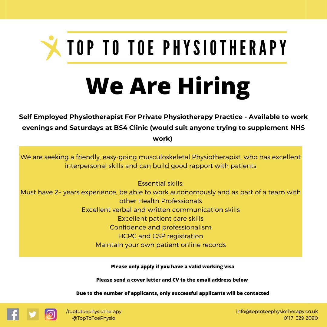 We're hiring! 

Please like and share this post :) x