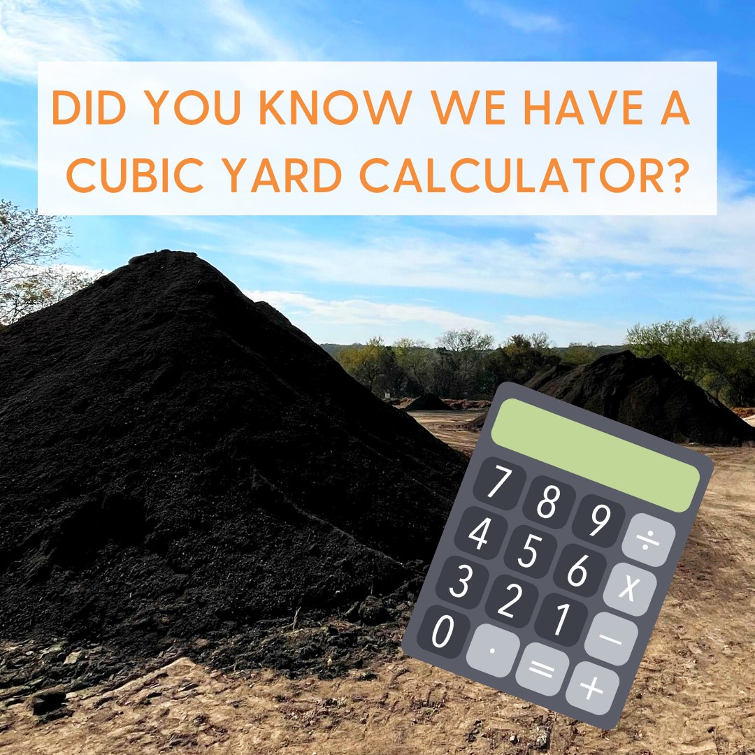 Did you know we have a Cubic Yard Calculator? This is a great way to determine how much product you will need for your project. Available on our website! #cubicyardcalculator #homeproject #gardenville