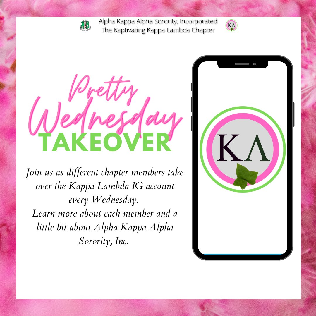 TCU_AKAs's tweet photo. Follow our IG story every Wednesday as different chapter members are featured for the day. We might even have some special appearances on Friday. Be on the lookout this Wednesday for our first feature highlighting Haley Freeney!!
#aka1908 #skeewee #keepingupwithkl https://t.co/hGAIPOAWz9