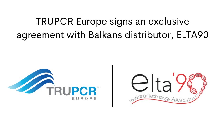 ltd_hs's tweet photo. Great to partner with one of the biggest distributors in the Balkans!

The agreement gives ELTA90 exclusive rights to distribute the entire range of TRUPCR kits into the oncology, infectious disease and genetic markets within the Balkans. 
#distribution #qPCR https://t.co/7m1x1uAi24