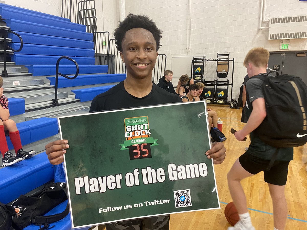 BreakdownUSA's tweet photo. With 39 points, 7 boards, and 7 assists leading his Concordia Academy team to a win over Rockford, 2023 AJ Greene is the Boys Shot Clock Classic first ever player of the game https://t.co/HJTEMq1bc4