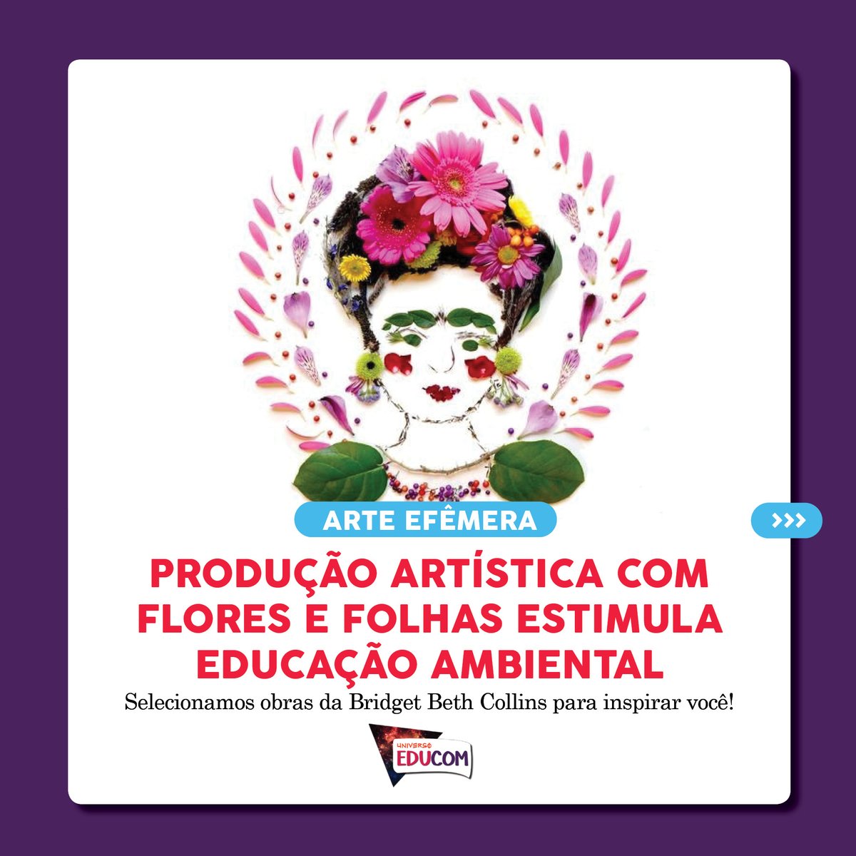 universoeducom's tweet photo. Você já ouviu falar no conceito de "arte efêmera"? 🤔🎨

#arte #educação #educomunicação #educacaoambiental #JunhoVerde #sustentabilidade #desenvolvimentosustentavel #ODS #UniversoEducom https://t.co/RwQNpPw9lW