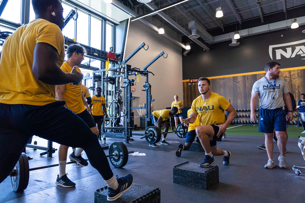 NAU_Football's tweet photo. 𝐒𝐞𝐩𝐭. 𝟏… ⏳

#NAUStrong ⚒🌲💪 #CHOP https://t.co/UtatKlTmy0