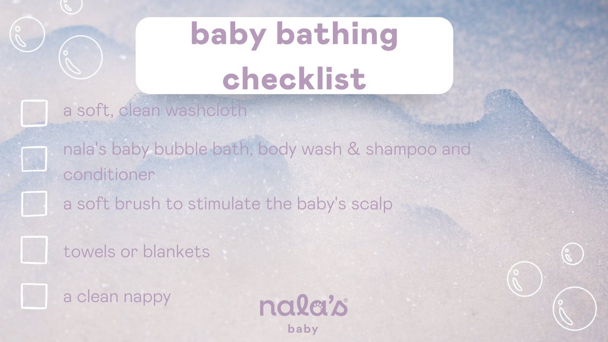 NalasBaby's tweet photo. Have you ticked off everything on our checklist? 🤔
#TopTipTuesday #BabyCareTips #BabyBathing #BathTime https://t.co/neZkgLJ4m4