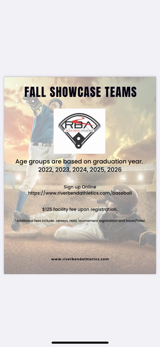 We are still looking for players to finalize our fall rosters!!! If you’re interested in expanding your baseball season, make adjustments to your game or gain exposure for the next level sign up!!!