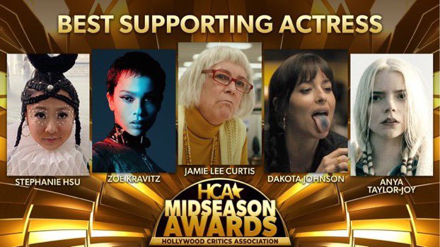 Zoe Kravitz has been nominated for Best Supporting Actress Category [via @HCAcritics] #HCAMidseasonAwards #Catwoman #TheBatman