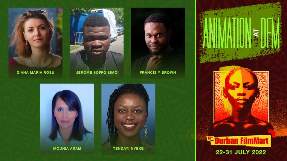 TalentsDurban's tweet image. Animation is a unique storytelling platform that deserves to be celebrated alongside the other fantastic ways African cinema has caused #RevolutionEvolution. 
We&apos;re looking forward to hearing from these animation experts - register for #DFM today: durbanfilmmart.co.za/dfm-event-2022/