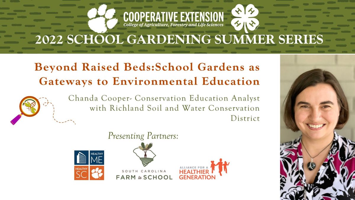 RSWCD's tweet photo. Don't miss out on this webinar (Thursday 6/30 1-2pm) featuring RSWCD's Chanda Cooper! Discover ways to expand your school garden curriculum while exploring soil science, weather, climate, waste management, water conservation, wildlife, and ecosystems with your students. (1/2) https://t.co/hNpFeydOk1