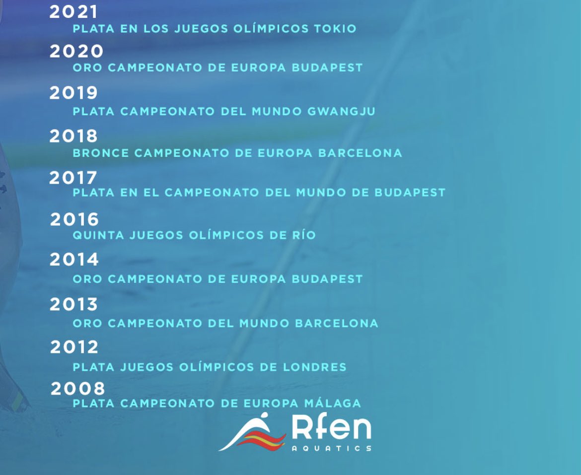 JenniferPareja's tweet photo. Nuestra selección femenina de waterpolo no luchará por medallas en este Campeonato del Mundo pero con más razón, hoy es el día de recordar esto: 
¡Mirad los últimos 10 años👀!
ORGULLOSA DE VOSOTRAS y orgullosa de haber sido parte de esta historia.

Este verano queda Europeo 💪🏼💪🏼 https://t.co/UJ7kzeFeOY