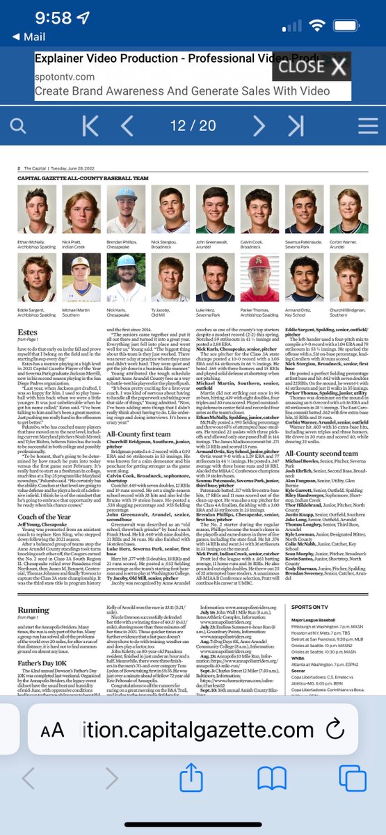 2nd team All County!  Congrats to everyone selected! <a href="/DirtbagsMid/">Dirtbags Mid-Atlantic</a> <a href="/Obezags/">Key School Obezags</a> @sportsforceBB #uncommitted