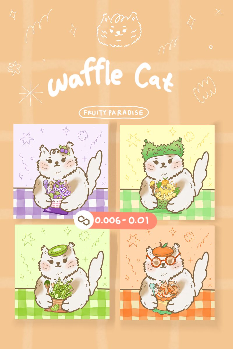 𝘞𝘈𝘍𝘍𝘓𝘌 𝘊𝘈𝘛 ✧⌇ Holding Things. 
Waffle loves to bring thongs to you

opensea.io/collection/sk4…

♡ Start 0.006 on Polygon
ɴᴇᴡ ᴅʀᴏᴘ ᴇᴠᴇʀʏ ᴡᴇᴇᴋ ☻

#OpenSeaNFT #OpenSea 
<a href="/opensea/">OpenSea</a> #NFT #NFTs 
#NFTCommunity #WomenInNFTs 
#NFT宣伝枠 #NFTJapan #NFT買います