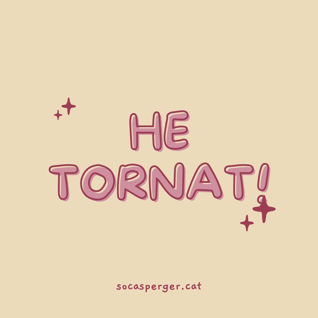 Què ha passat aquests dos últims anys? Ho explico al blog!

He tornat!

blog.socasperger.cat/2022/06/28/he-…

#asperger #socasperger #autisme #aspergeradult #aspergercatalunya #TEA #socteactiu #socTEA #teactivisme #soyautista #autism #autismadvocate #autismacceptance #Article25