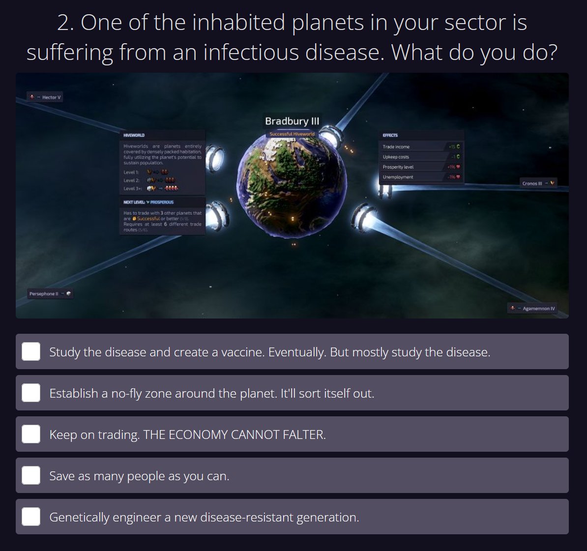 If you can't decide which council mission to tackle first in the new #SlipwaysGame update, we made a very scientific quiz to help 🧐 It involves serious analysis of your psyche and *maybe* a few laughs at the expense of all the council species 😇 👉 quiz.tryinteract.com/#/60798a436cbb…