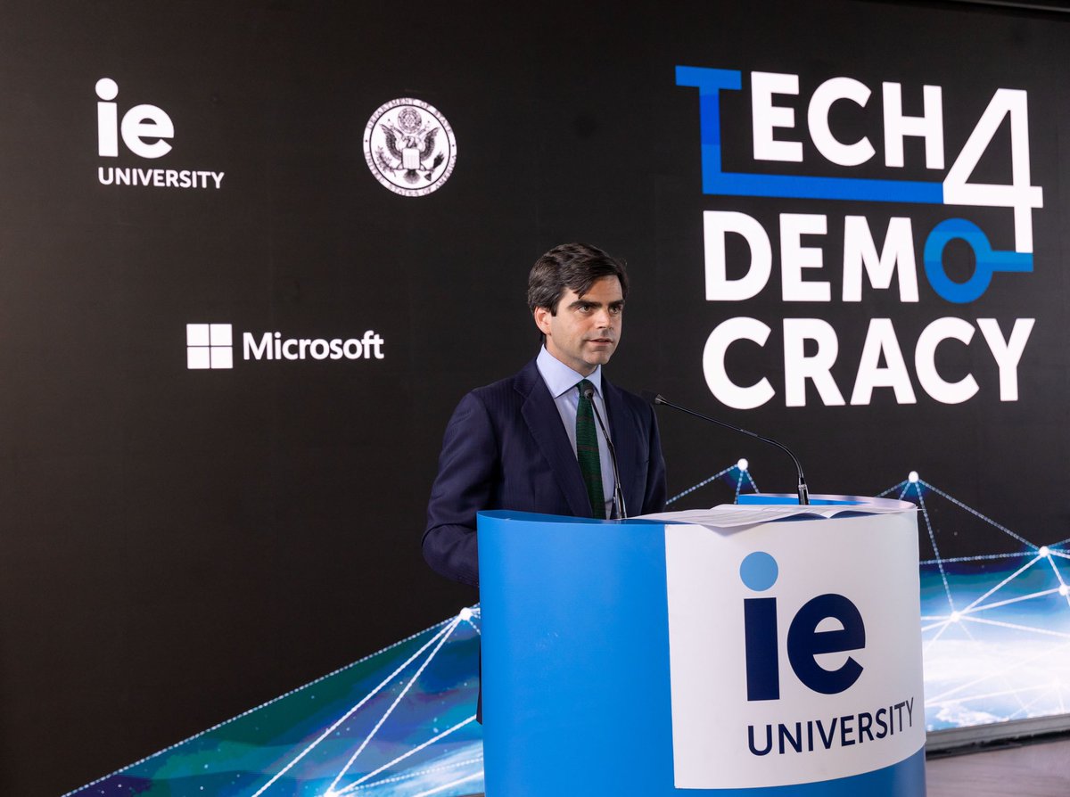Juncal Sánchez (@juncalsanchez) on Twitter photo New Zealand’s Prime Minister <a href="/jacindaardern/">Jacinda Ardern</a> highlighted her support to promote a pluralistic and open internet to reinforce global democracies at the first <a href="/IEuniversity/">IE University</a>’s #Tech4Democracy event held today at #IETower, in coincidence with NATO Summit <a href="/diego_alcazar/">Diego del Alcázar Benjumea</a> <a href="/manuelmunizv/">Manuel Muñiz</a> New Zealand’s Prime Minister <a href="/jacindaardern/">Jacinda Ardern</a> highlighted her support to promote a pluralistic and open internet to reinforce global democracies at the first <a href="/IEuniversity/">IE University</a>’s #Tech4Democracy event held today at #IETower, in coincidence with NATO Summit <a href="/diego_alcazar/">Diego del Alcázar Benjumea</a> <a href="/manuelmunizv/">Manuel Muñiz</a>