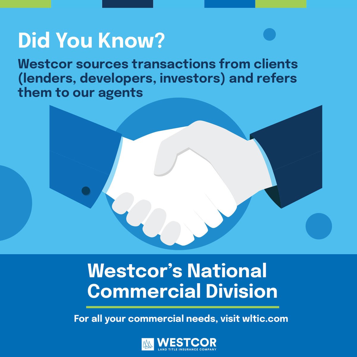 WestcorTitleCo's tweet photo. We bring business to our agents. Yet another way we rise above the competition. https://t.co/aEYy7pSiUb