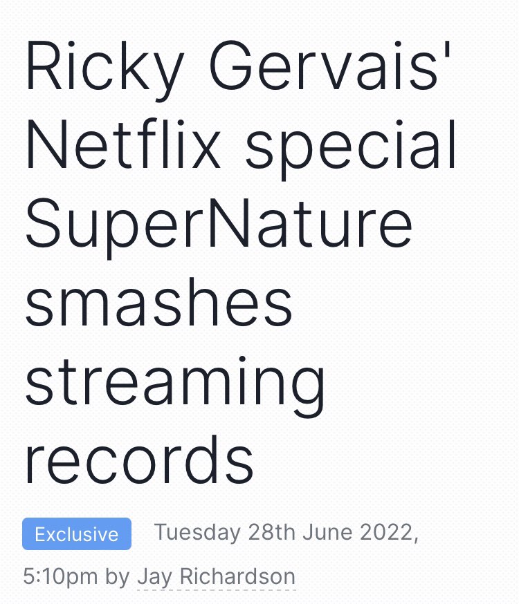 rickygervais's tweet photo. Best fans in the world ❤️ https://t.co/nKnafnGoPg