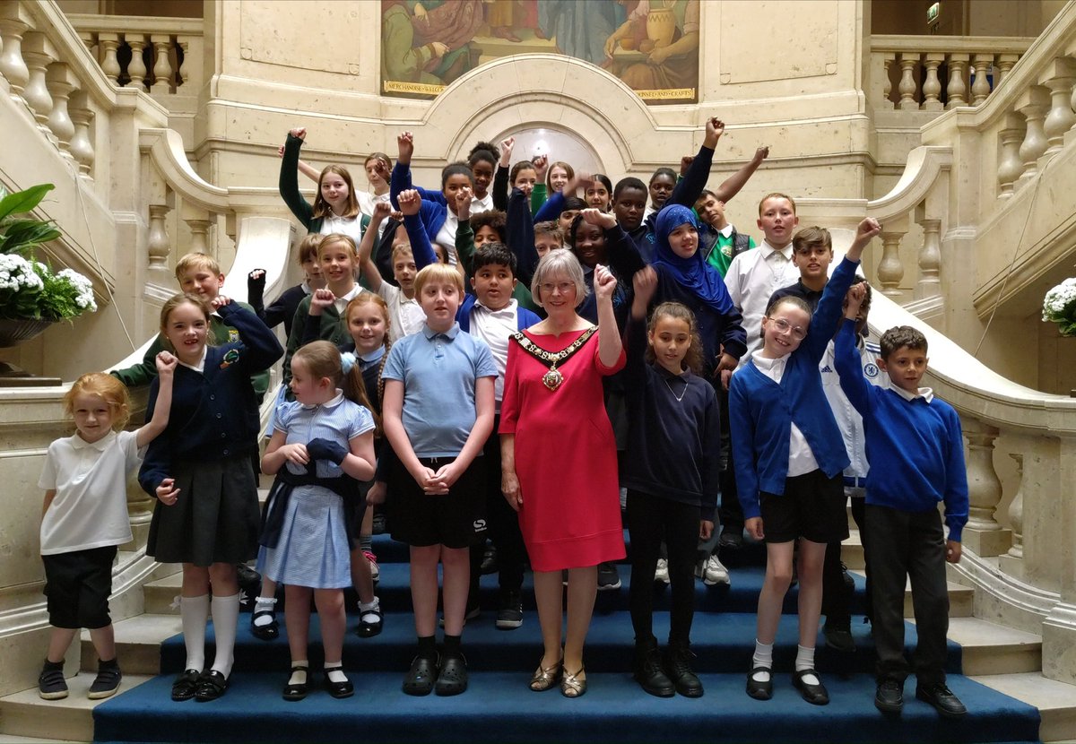 This morning I attended my first Primary Parliament and had some really interesting conversations with young people about their vision for a healthy city.  Our future is in good hands!   <a href="/JonReaBlidworth/">Jon Rea</a> <a href="/MyNottingham/">🏹 My Nottingham</a> @NottsFOSAC