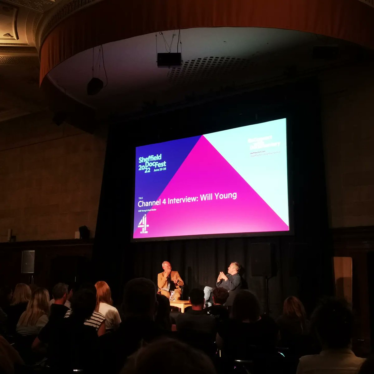 jonnyashtonTV's tweet image. Thank you for having us #sheffdocfest  Great to have the team back together (albeit missing a few faces) to hear @WillYoung in conversation with @RobbieRinder  for the @Channel4 Interview - discussing the making of &apos;Will Young: Losing my Twin Rupert&apos;. #SheffDocFest2022