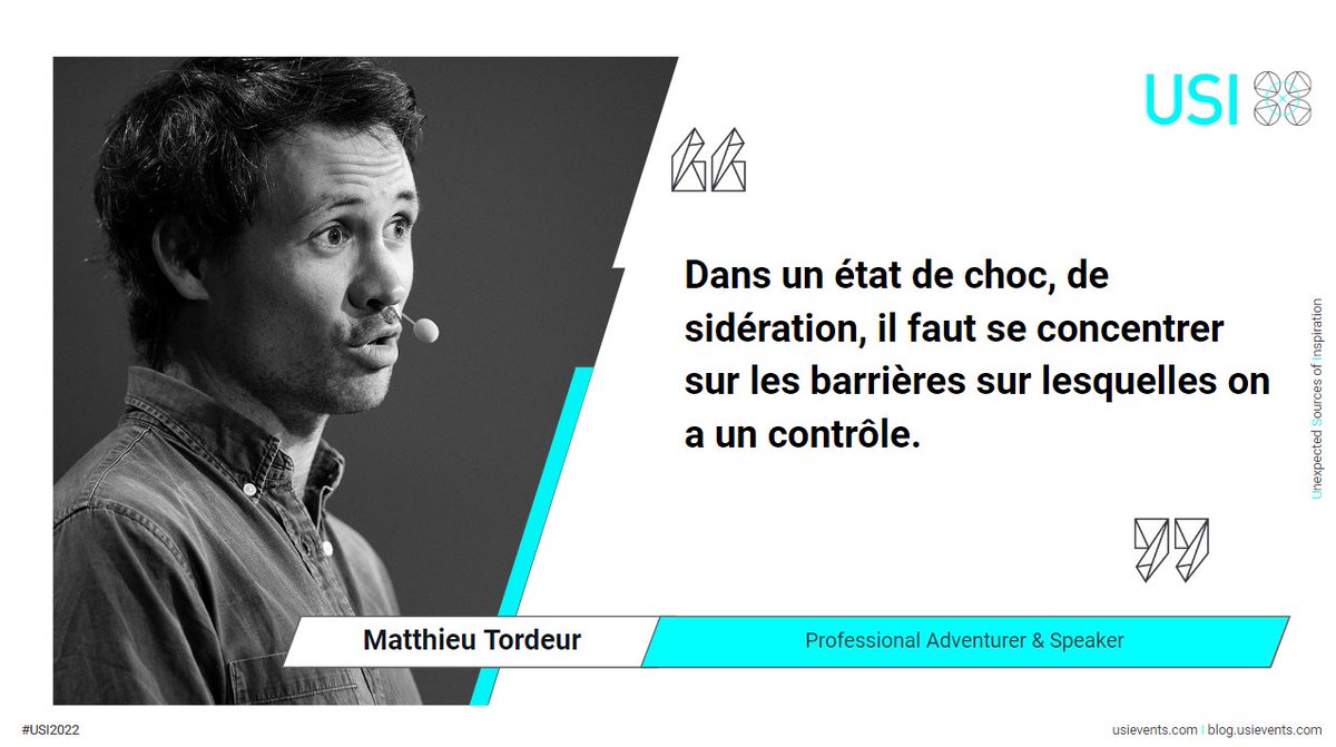 [#USI2022] Aventurier et explorateur, il clos l'édition 2022 d'USI avec une perspective inédite au plus près de la réalité du terrain !

<a href="/MatthieuTordeur/">Matthieu Tordeur</a>