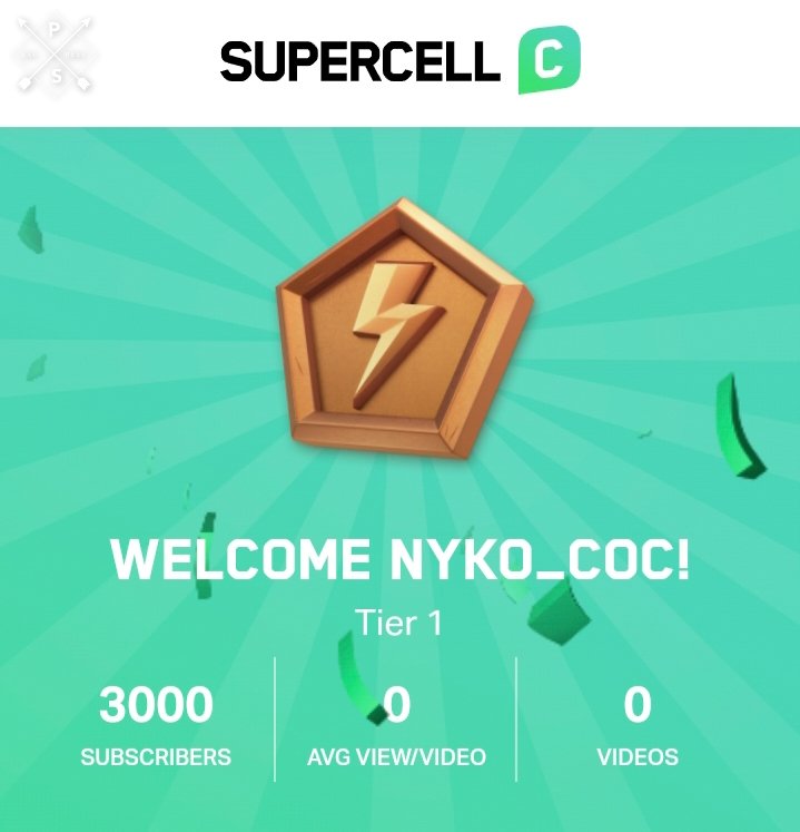 🎉J'ai l'honneur de vous annoncer mon partenariat avec supercell à partir d'aujourd'hui  ! 🎉

-C'est parti pour de nouvelles aventures !

Merci à tous pour votre soutien et fidélité 😍♥️