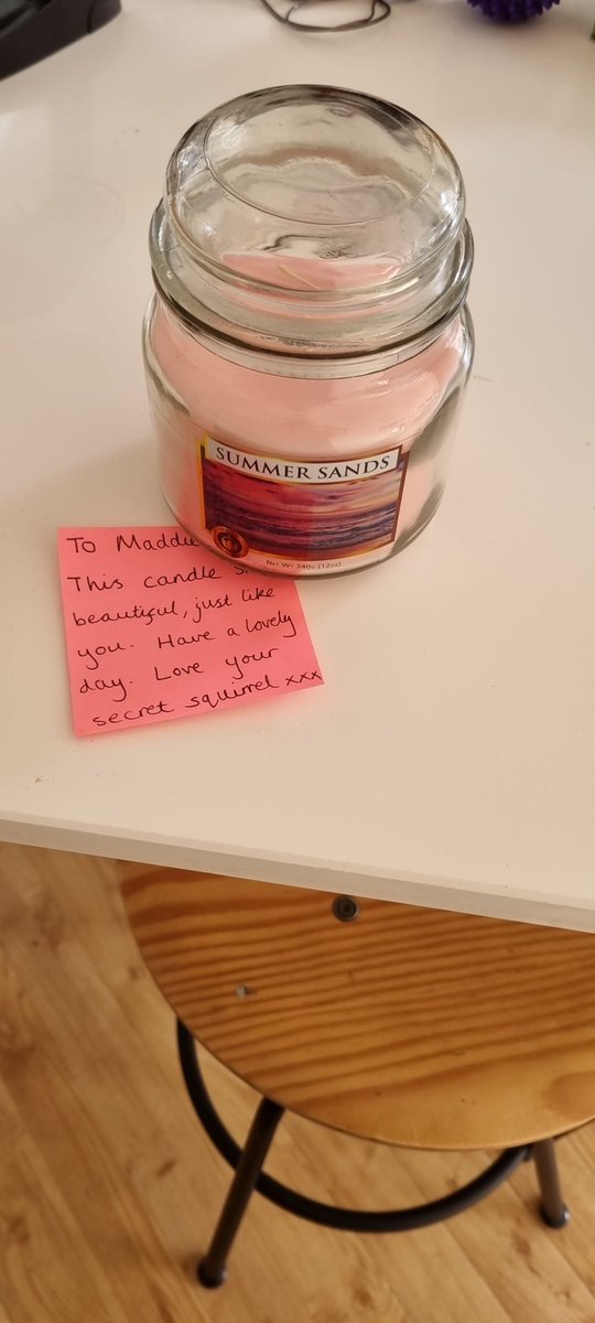 Dear Secret Squirrel, I hope one day we can meet and I can say thank you for all your kind messages and gifts. You dont know how much they mean to me. Thank you <a href="/GreenwaysPri/">Greenways Primary</a> #wellness #staffwellbeing #Wellbeing